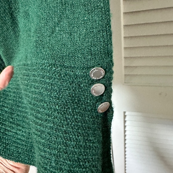 MICHAEL Michael Kors Wool Blend Emerald Green Sweater Medium Sample - Picture 5 of 8